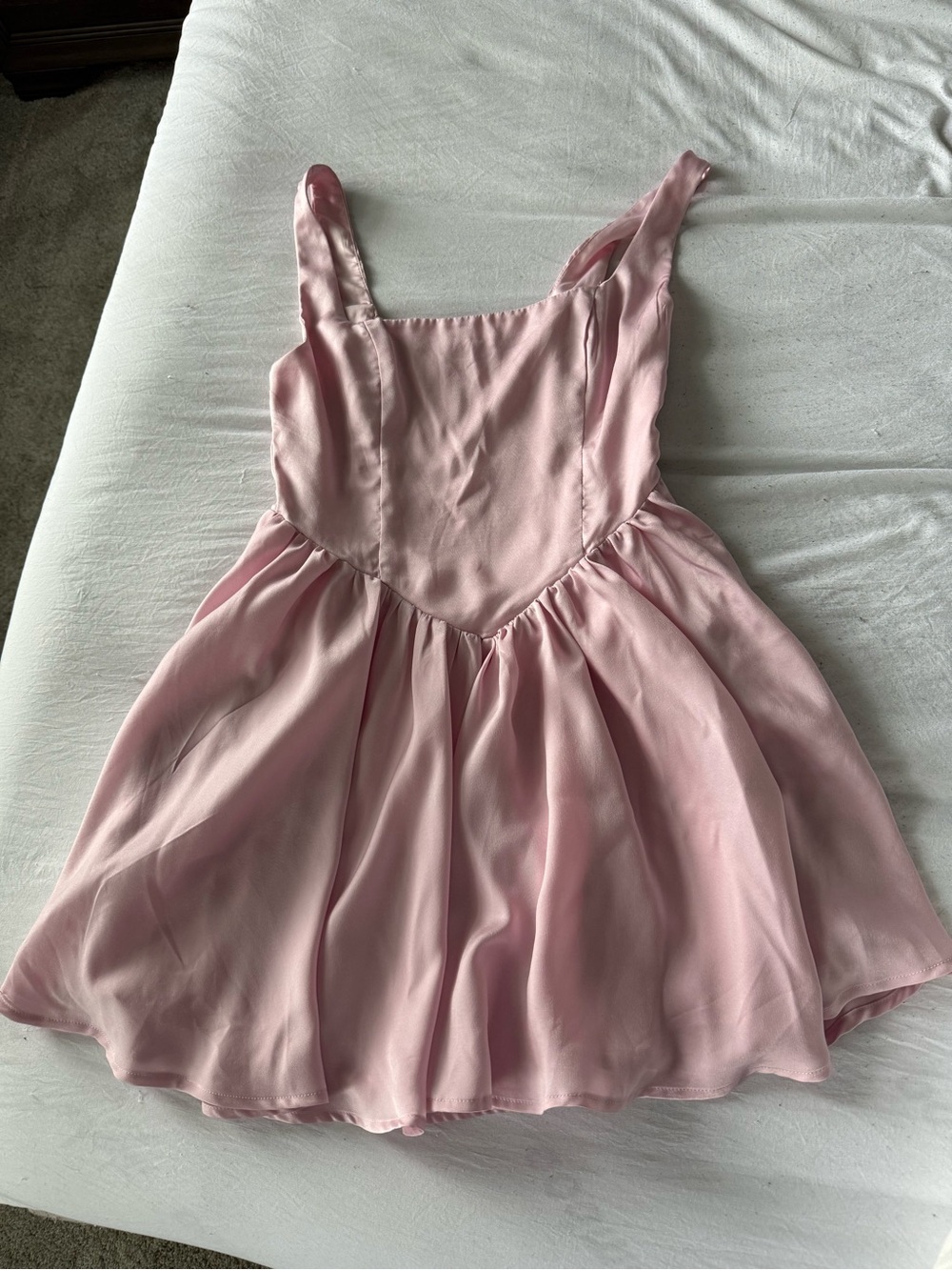 Princess Polly Pink Satin Mini Dress